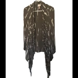 Olive green with white over piece